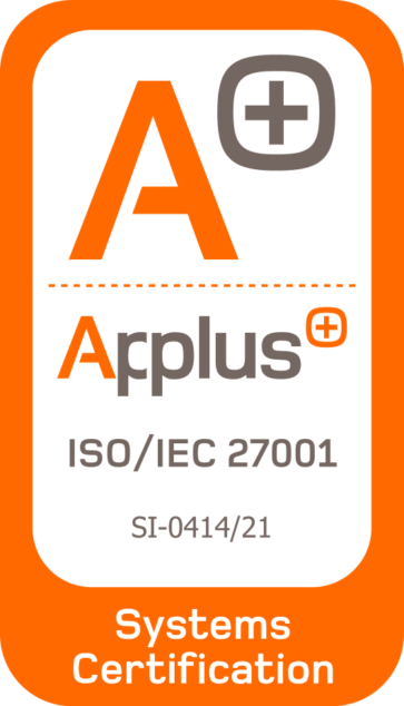 A Plus ISO IED 27001 systems certification